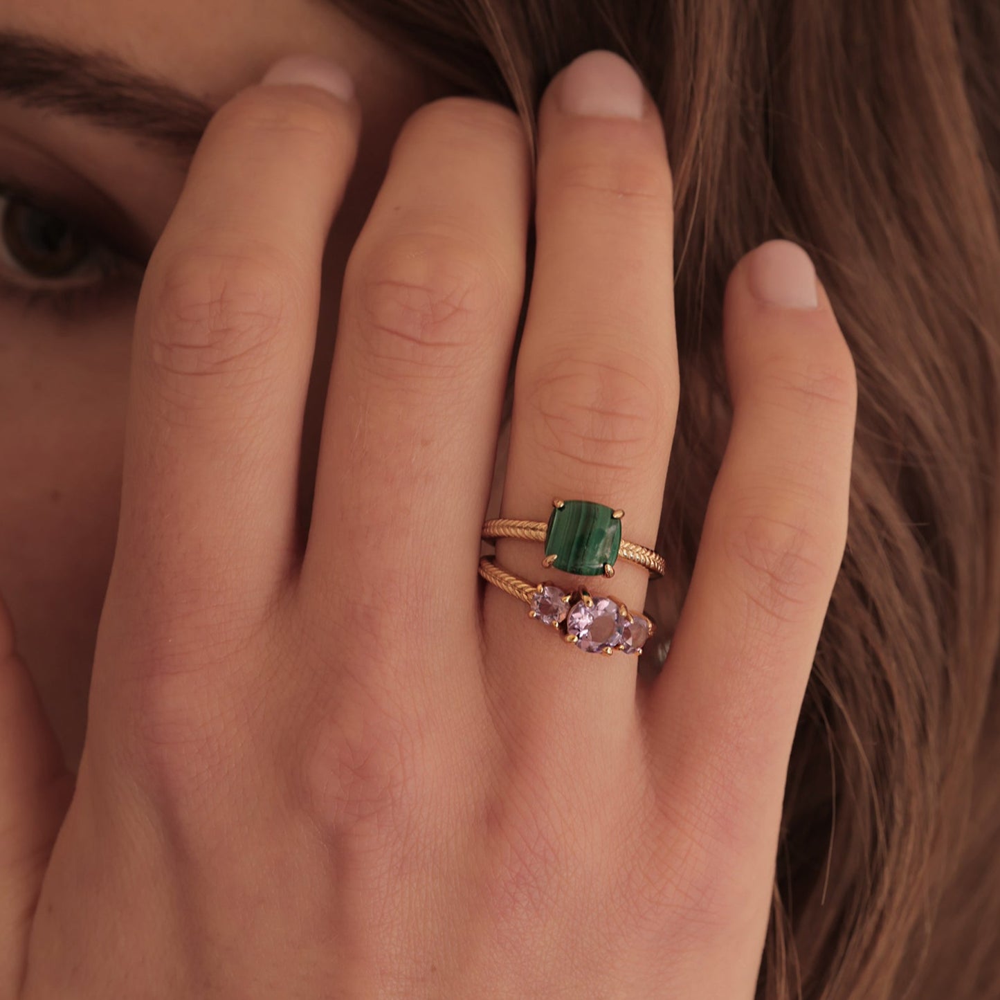 Dawn ring(マラカイト):指輪