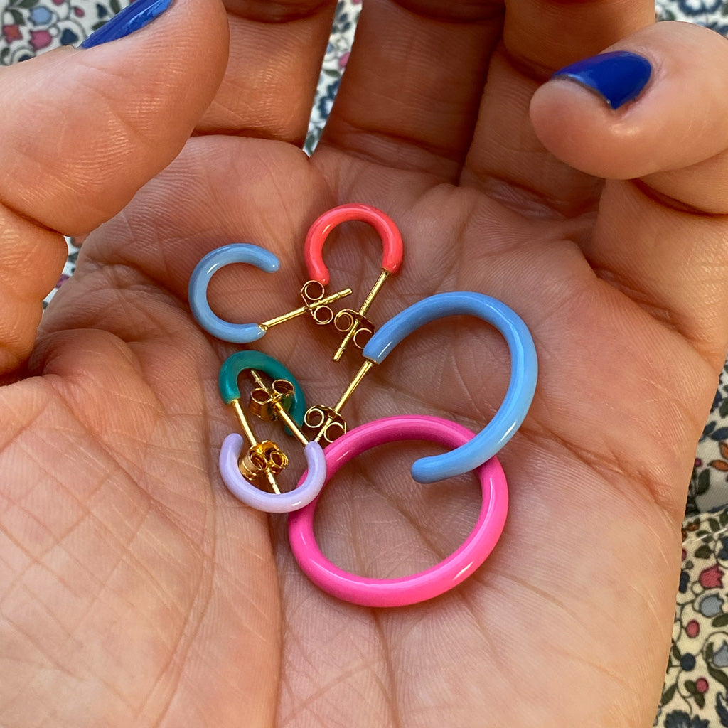 Color Hoops Medium:ピアス/ペア販売