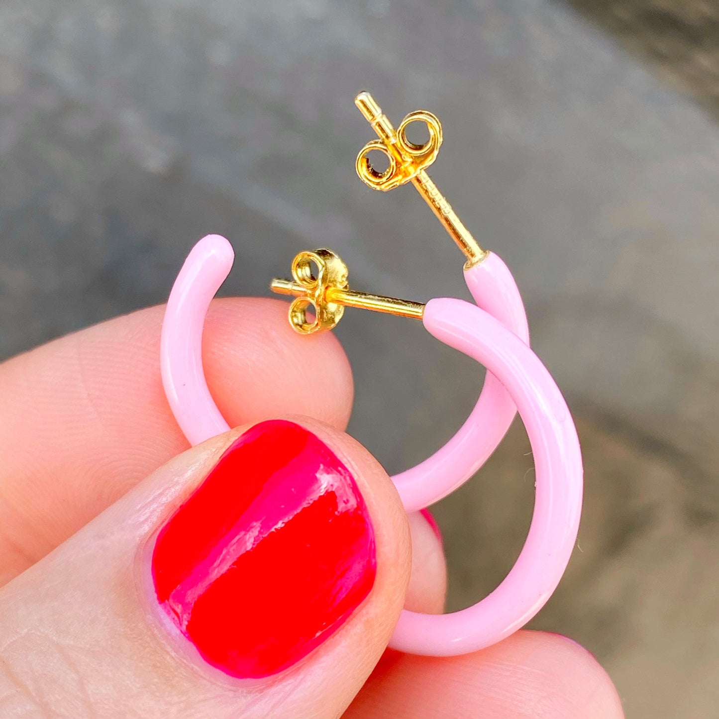 Color Hoops Medium:ピアス/ペア販売