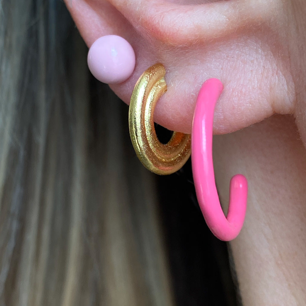 Color Hoops Medium:ピアス/ペア販売
