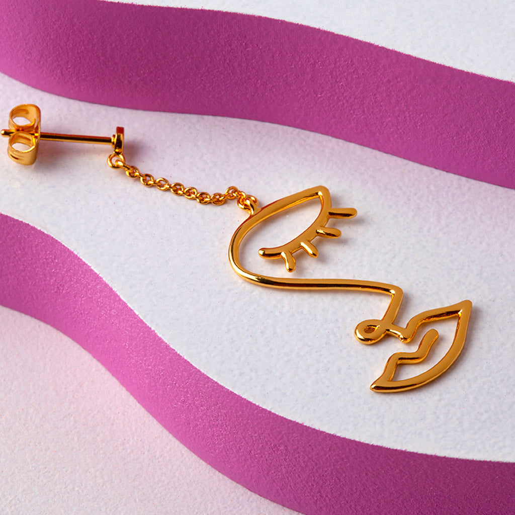 Topping Long Woman earring:ピアス/1個販売