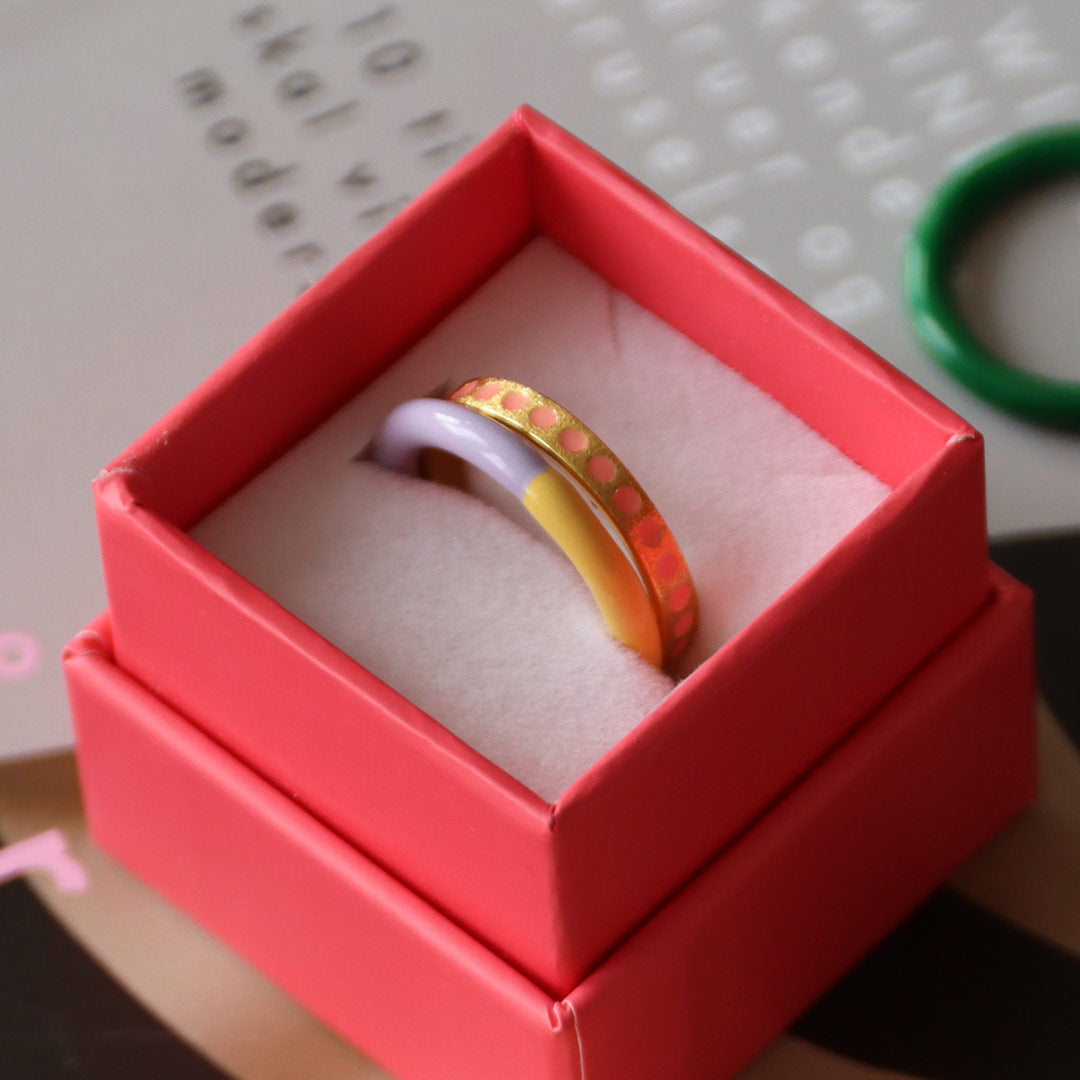 Pattern Ring Gold:指輪