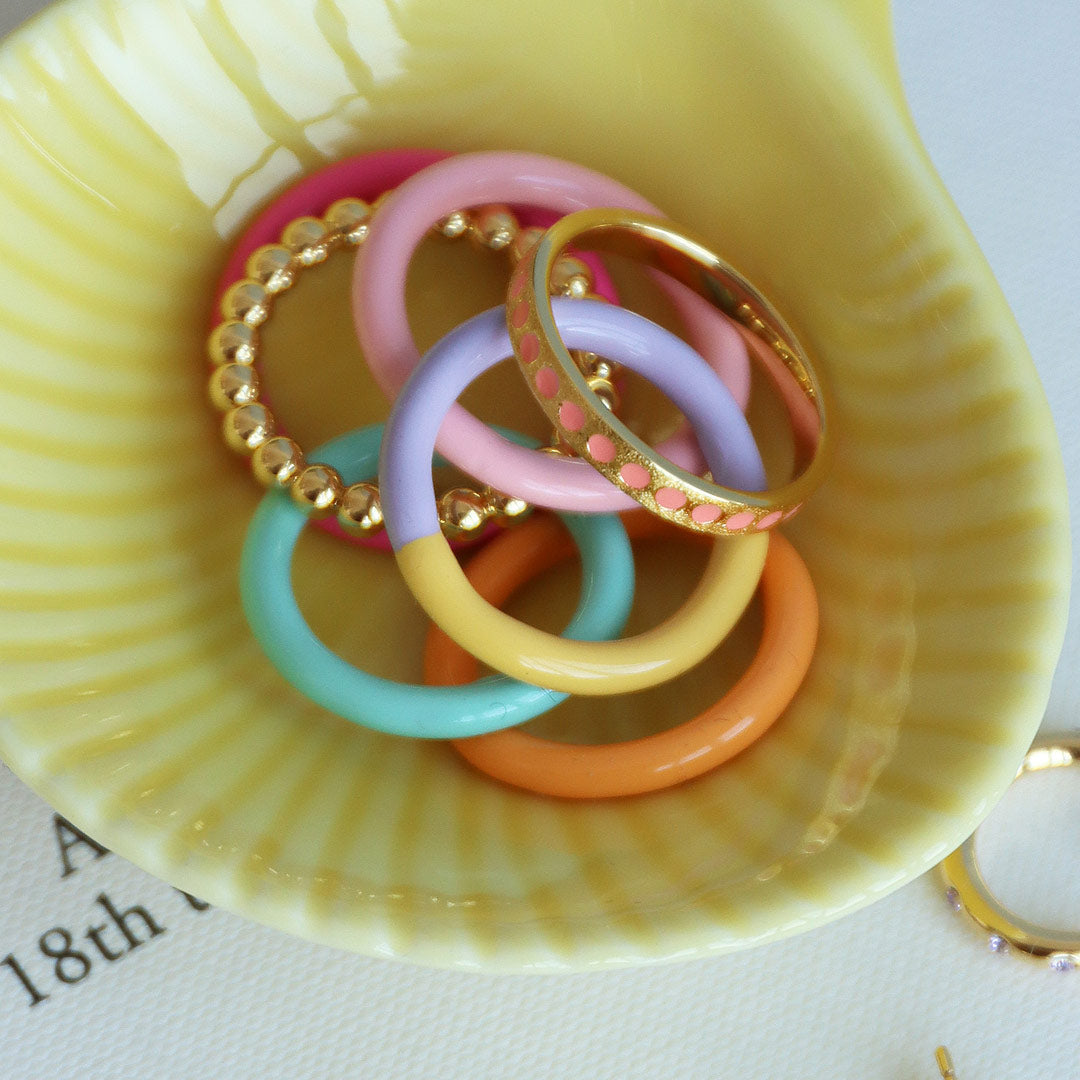 Pattern Ring Gold:指輪