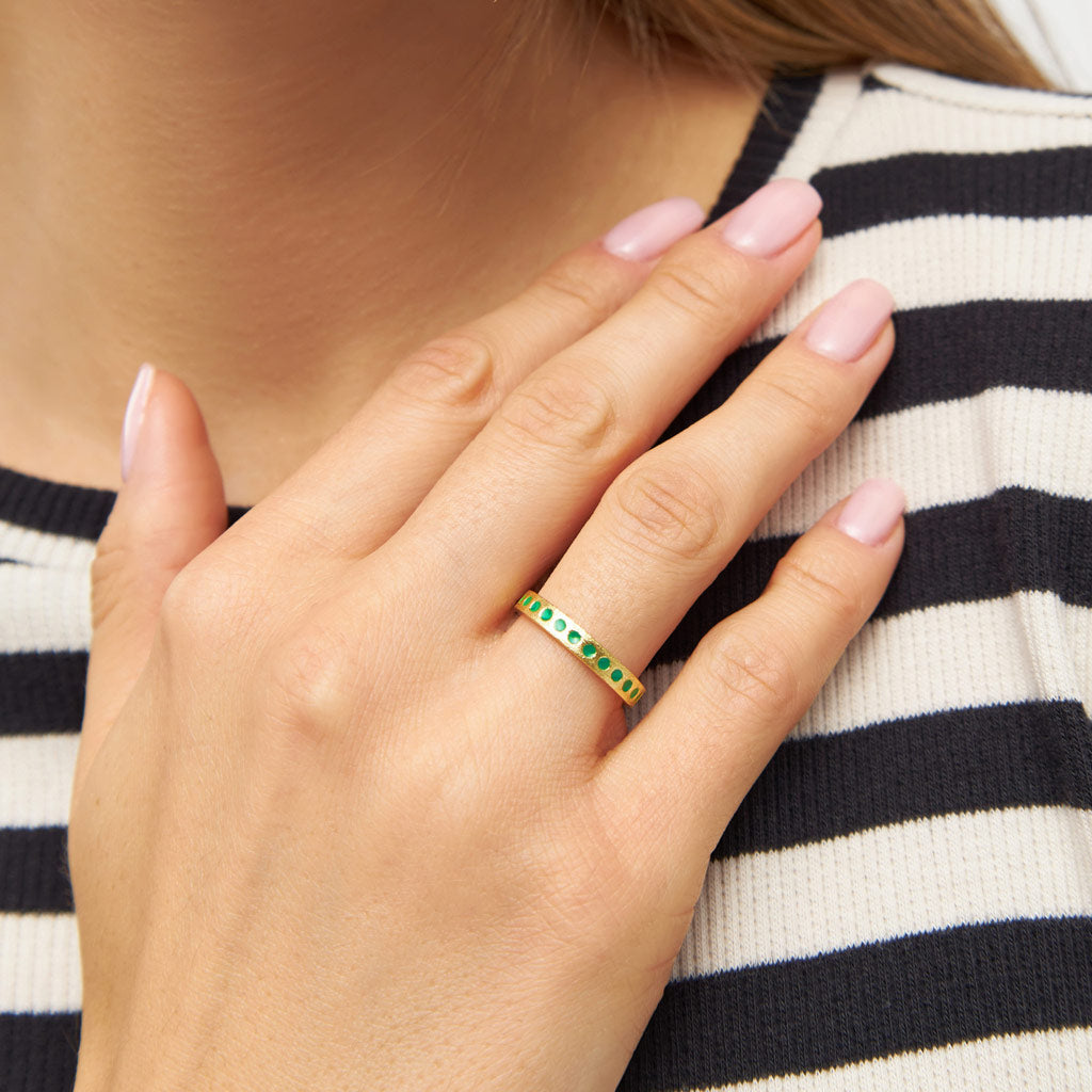 Pattern Ring Gold:指輪