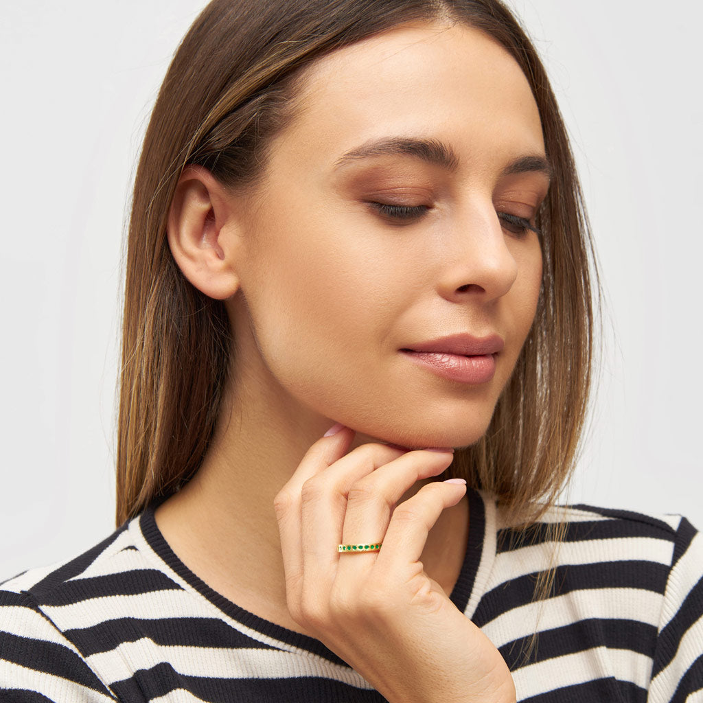 Pattern Ring Gold:指輪