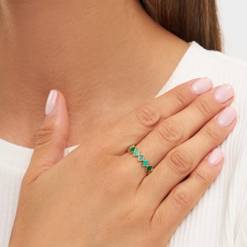 Confetti Ring(Gold base):指輪