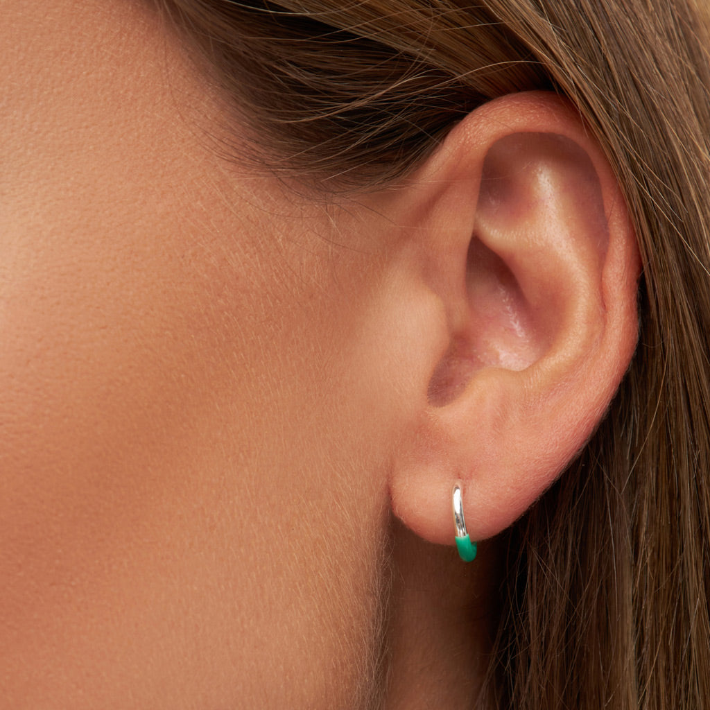 Color Hoop Half Dip:ピアス/1個販売