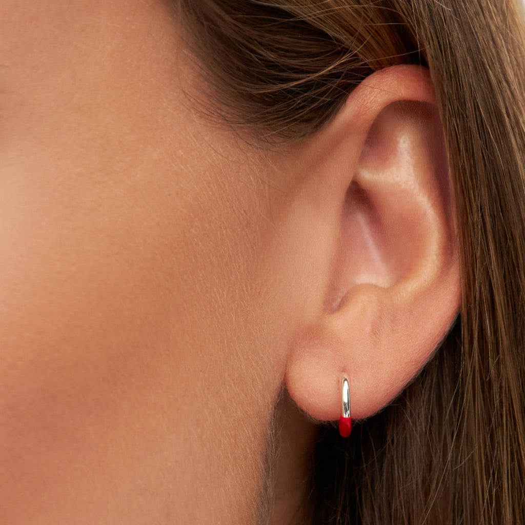 Color Hoop Half Dip:ピアス/1個販売