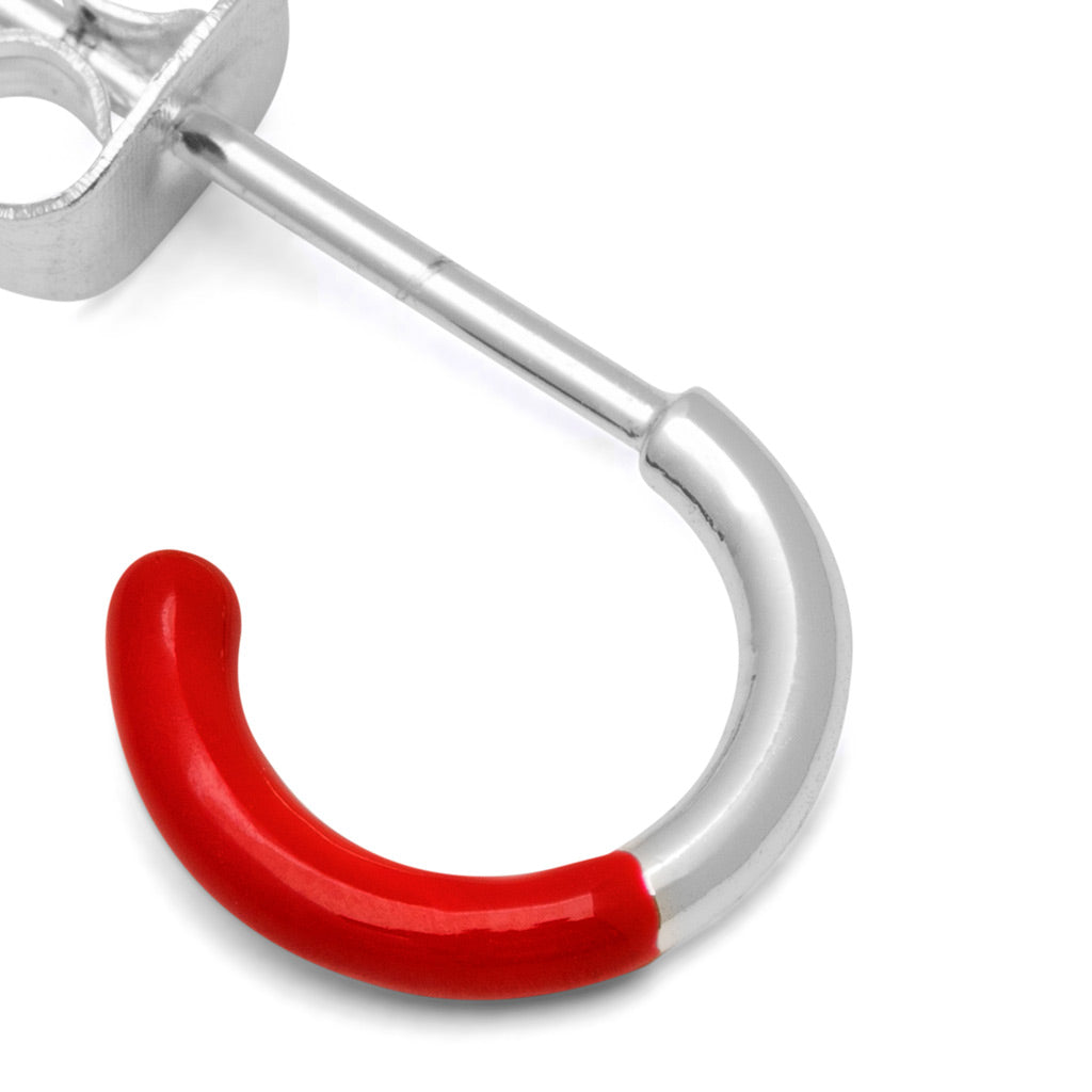 Color Hoop Half Dip:ピアス/1個販売