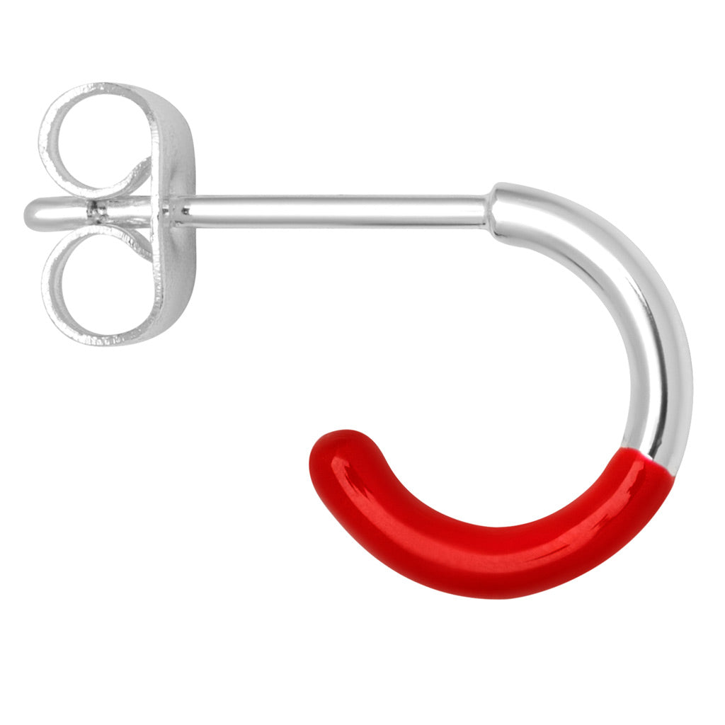 Color Hoop Half Dip:ピアス/1個販売