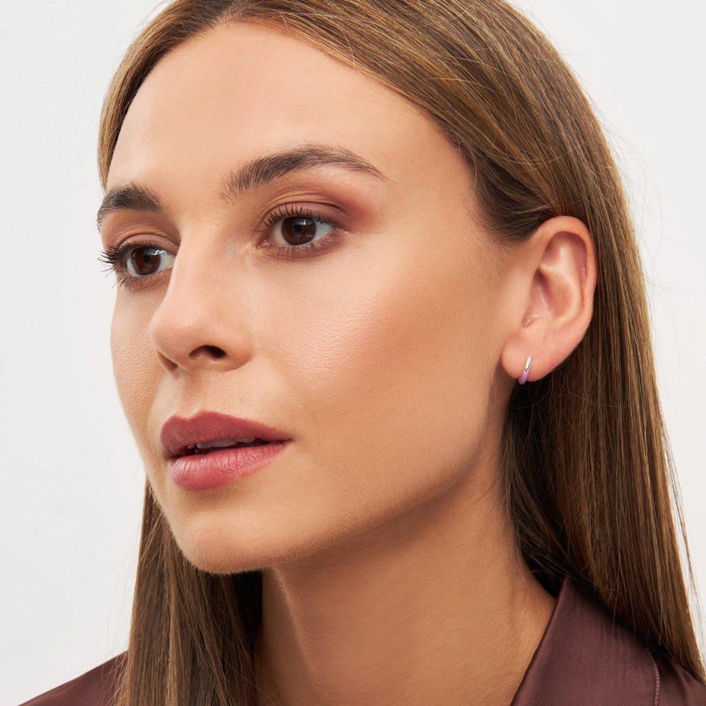 Color Hoop Half Dip:ピアス/1個販売