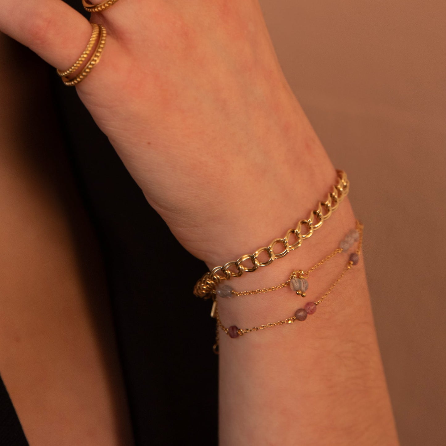 Maia bracelet(ピンクトルマリン):ブレスレット