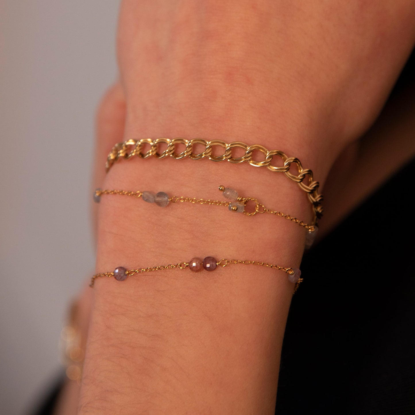 Maia bracelet(ピンクトルマリン):ブレスレット