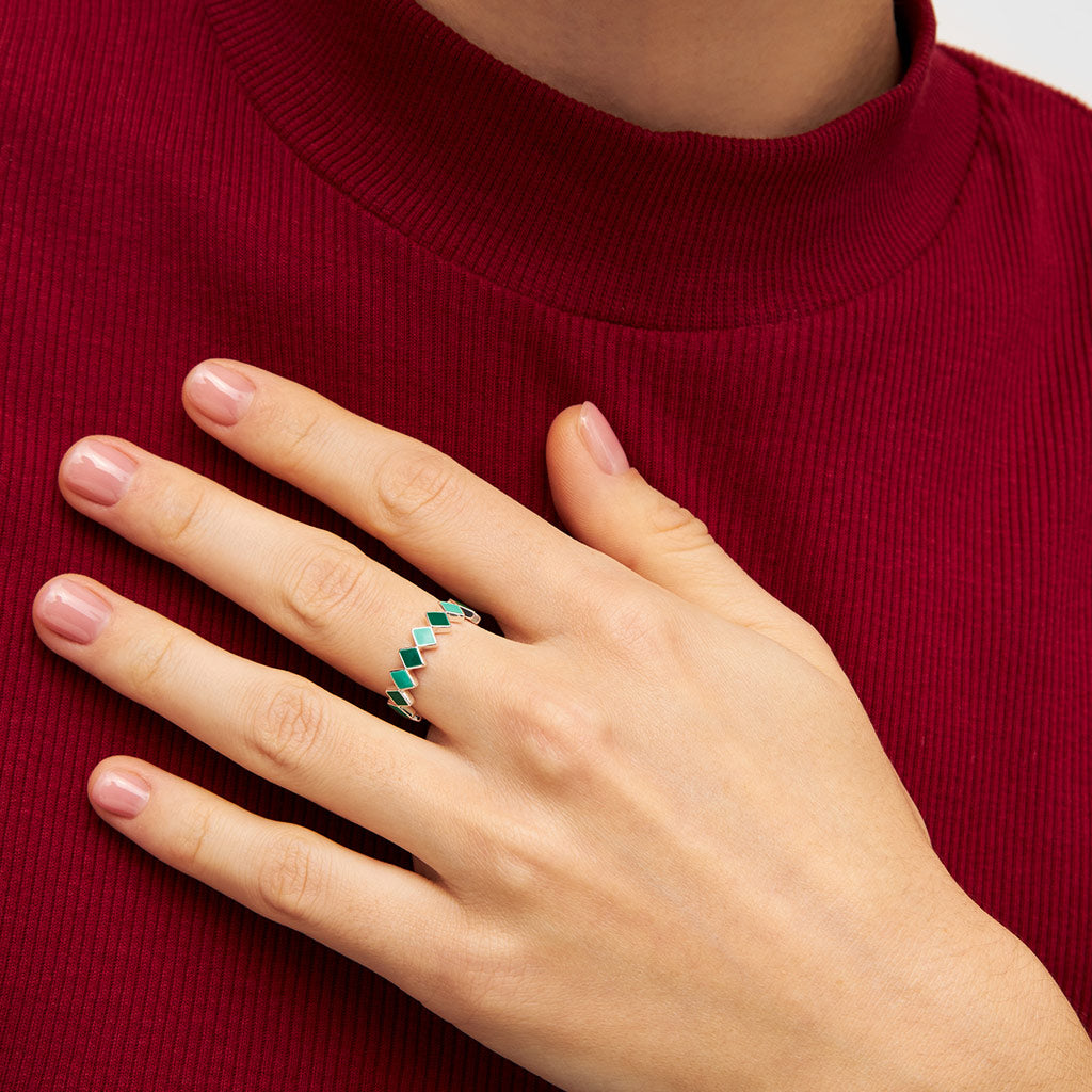 Confetti Ring（Silver base）：指輪